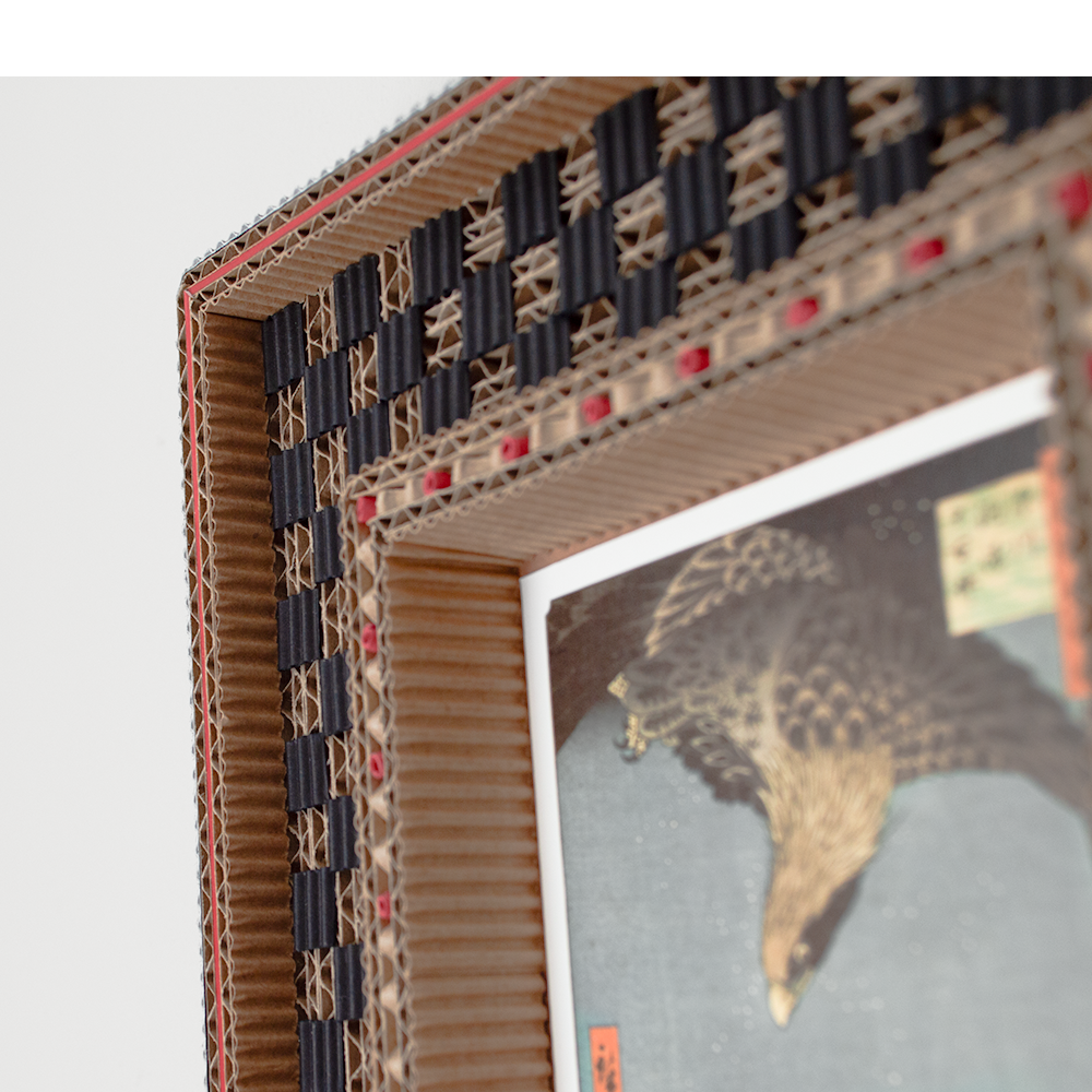 Cadre artisanal en carton - Aigle