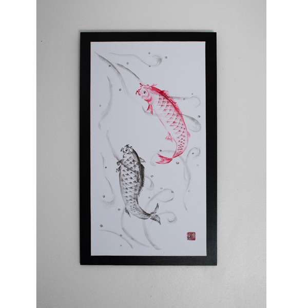 Sumi-e Carp