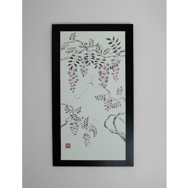 Sumi-e Wisteria