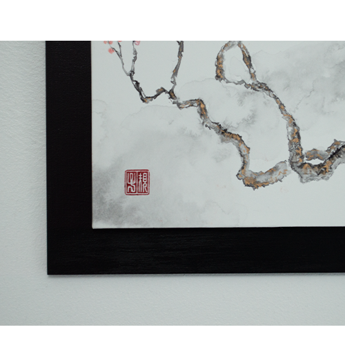 Sumi-e Prunier dragon