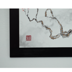 Sumi-e Prunier dragon